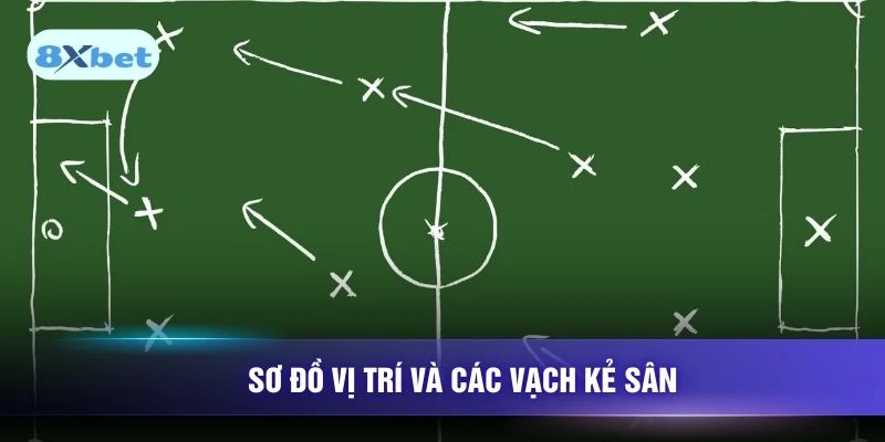 Sơ đồ vị trí và các vạch kẻ sân